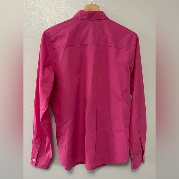 Hot Pink Button up Shirt - Picture 2 of 4